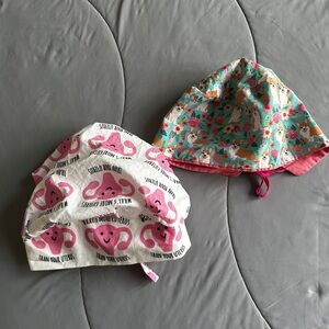 2 L&D or Postpartum NURSE style scrub caps